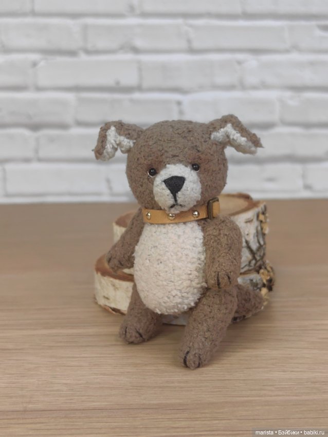 Кудрявый щенок — Авторские игрушки (фото 6)