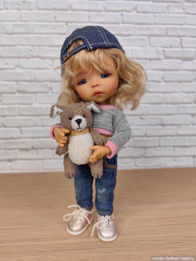 Кудрявый щенок — Авторские игрушки (фото 7)