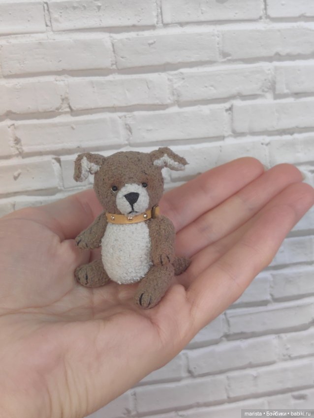 Кудрявый щенок — Авторские игрушки