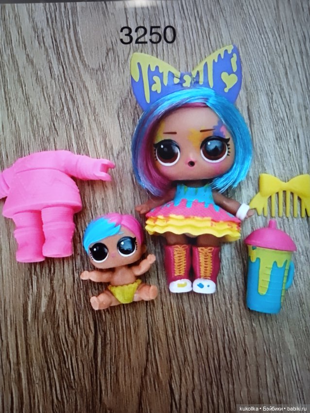 Кукла Лол Клякса Splatters, Радуга, Ведьма