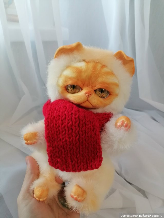 Котэ 21см — Авторские игрушки