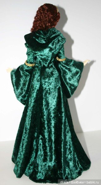 Выкройка PDF в натуральную величину / платье в средневековом стиле для куклы Iplehouse FID 45 см (фото 6)