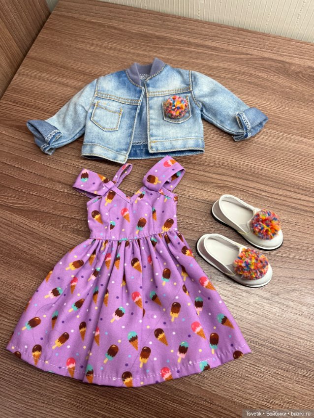 Аутфит Сары Руби Ред — Одежда для кукол (фото 2)