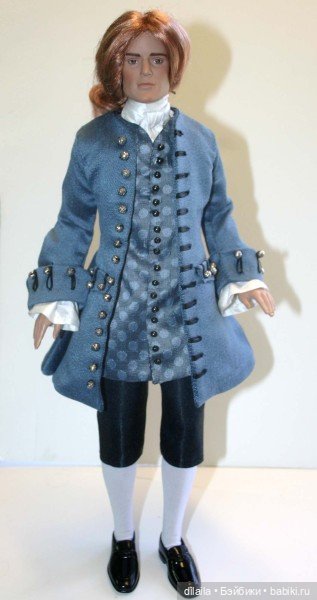 Выкройка PDF в натуральную величину / исторический мужской костюм для куклы Matt Мэтт Тоннер 43 см (фото 2)