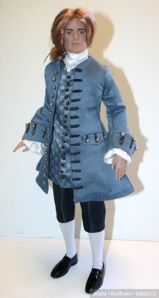 Выкройка PDF в натуральную величину / исторический мужской костюм для куклы Matt Мэтт Тоннер 43 см (фото 5)