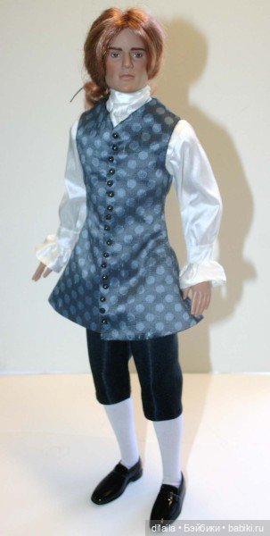 Выкройка PDF в натуральную величину / исторический мужской костюм для куклы Matt Мэтт Тоннер 43 см (фото 3)