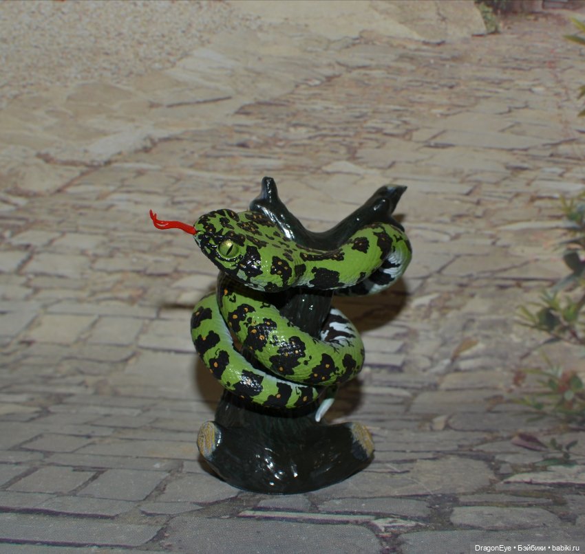 Змея Mangshan Pit Viper из серии "Рептилии" №2 (фото 5)