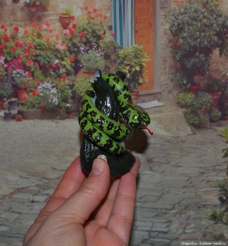 Змея Mangshan Pit Viper из серии "Рептилии" №2 (фото 6)