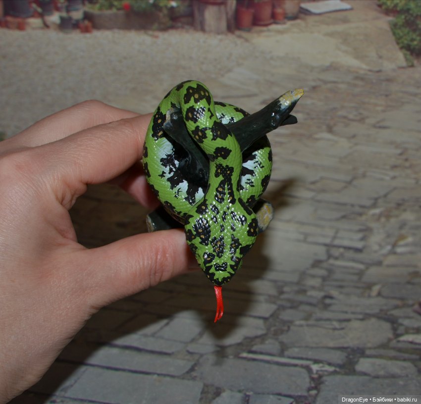 Змея Mangshan Pit Viper из серии "Рептилии" №2 (фото 4)