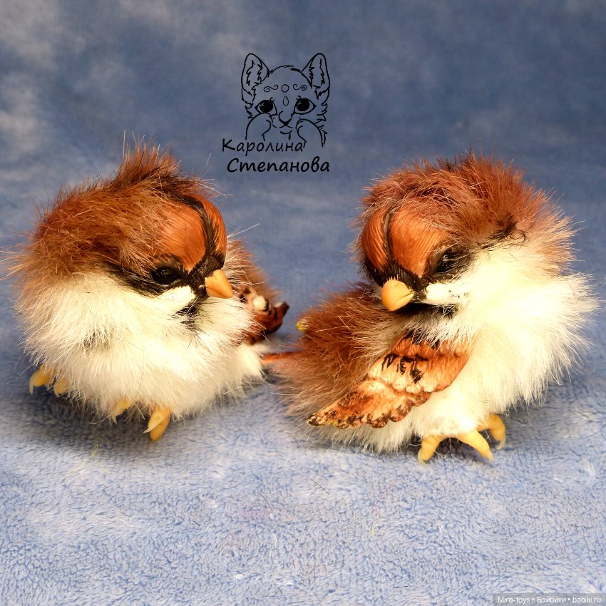 Воробьи — Авторские игрушки (фото 3)