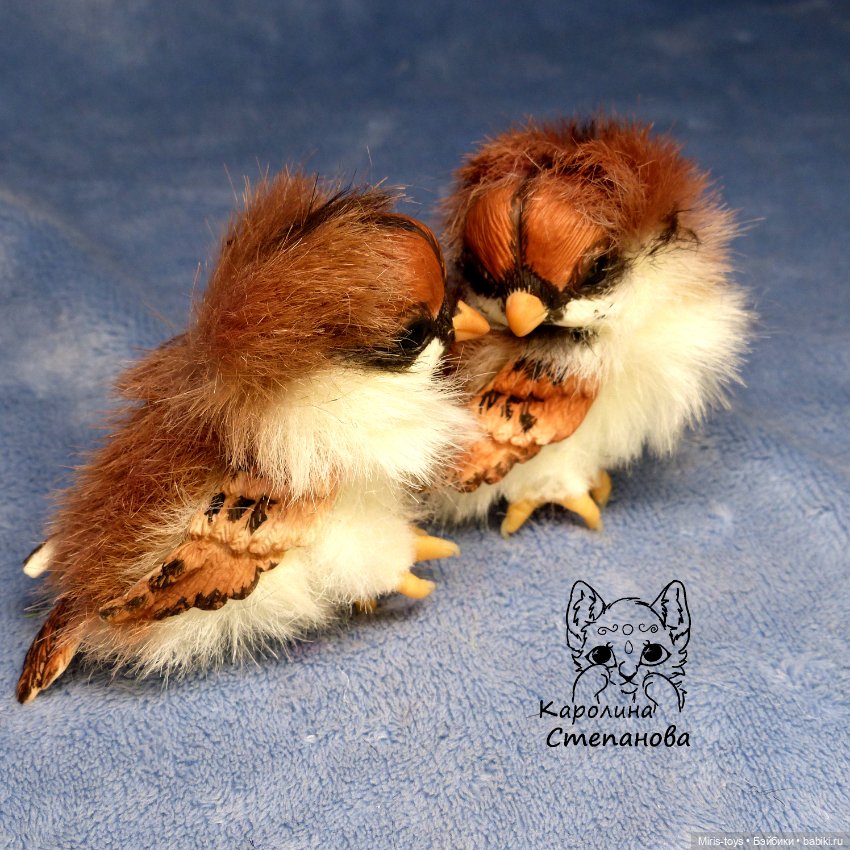 Воробьи — Авторские игрушки (фото 2)