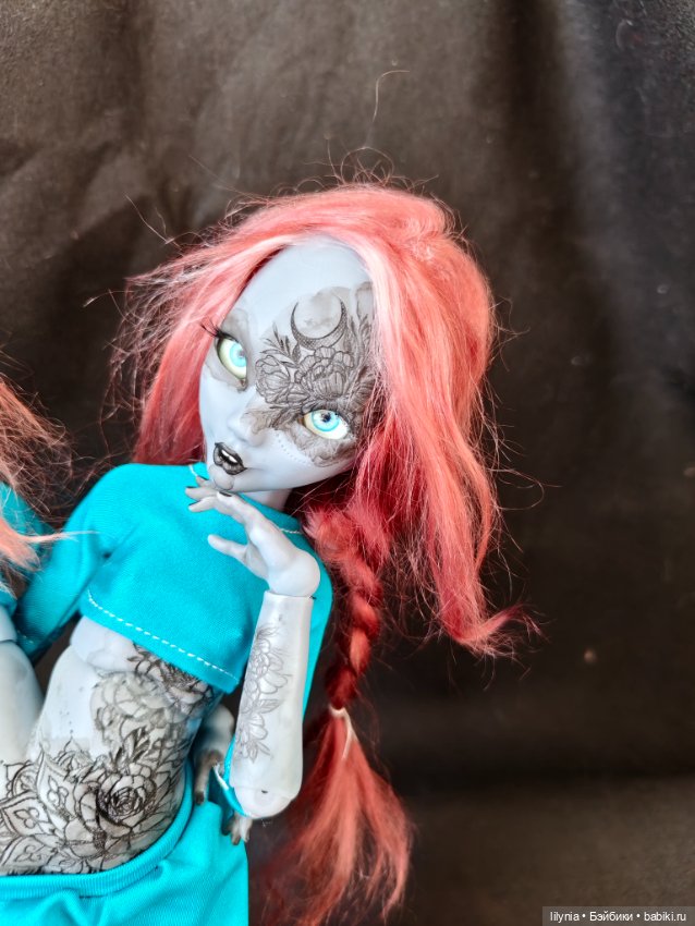 Сиамские близнецы авторская бжд куколка (фото 5)
