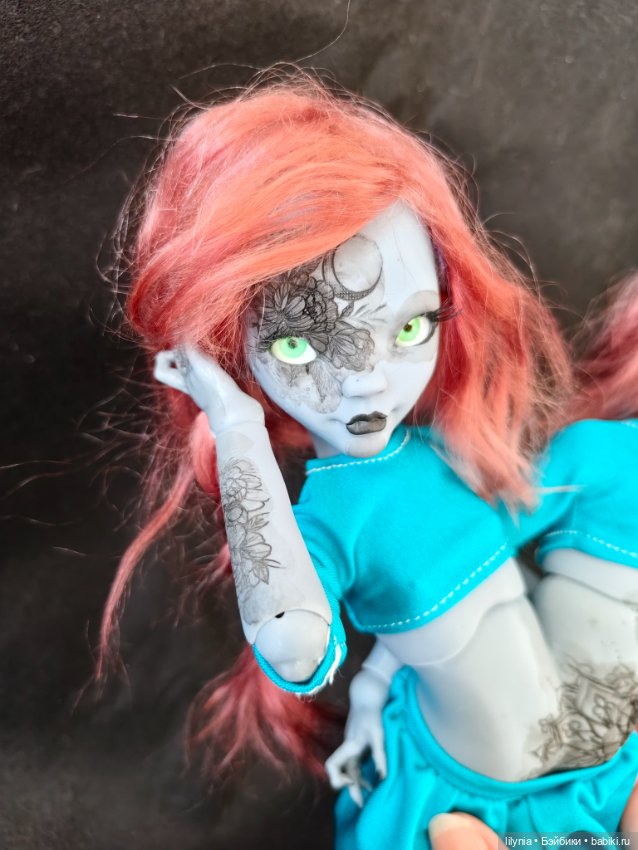 Сиамские близнецы авторская бжд куколка (фото 6)