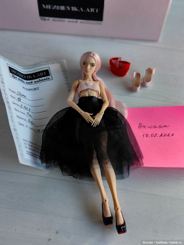 Клэр 19см Mezhevika — Авторские куклы BJD (фото 3)