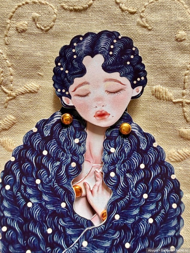 Авторская бумажная кукла «Джульетта 2026»