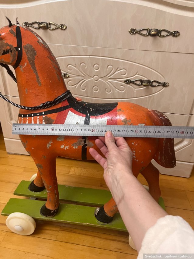 Антикварная лошадка прессопилки 1950 Х годов (фото 3)