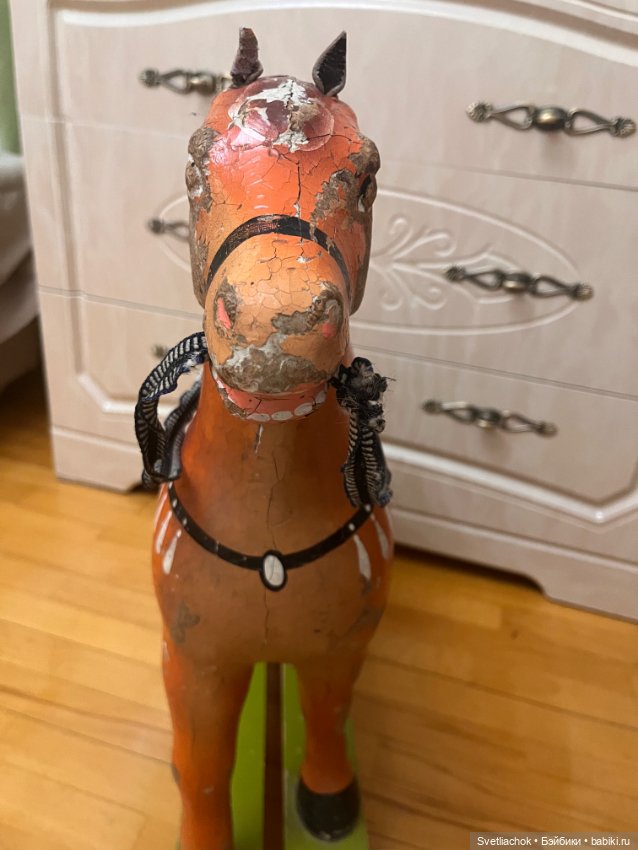 Антикварная лошадка прессопилки 1950 Х годов (фото 7)