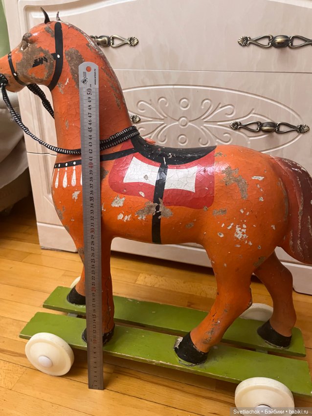 Антикварная лошадка прессопилки 1950 Х годов (фото 4)