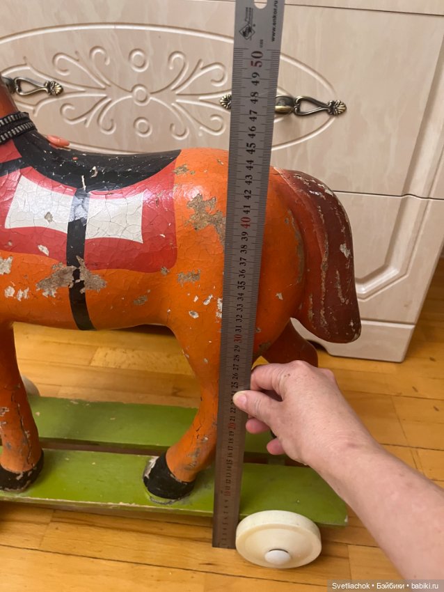 Антикварная лошадка прессопилки 1950 Х годов (фото 2)