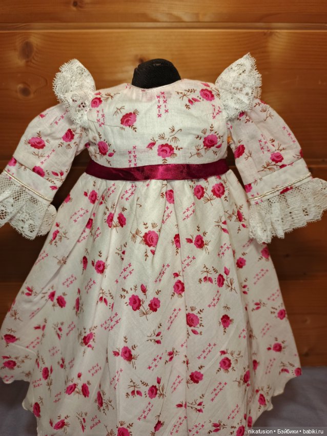 Платье на антикварную или винтажную куклу 45 см (фото 3)
