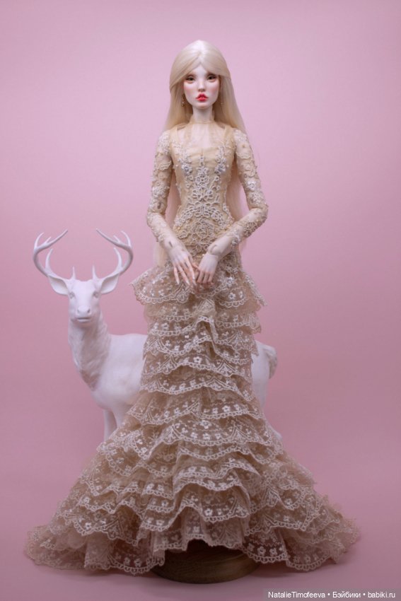 Авторская Шарнирная кукла Бэмби