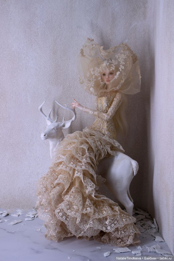 Авторская Шарнирная кукла Бэмби (фото 4)