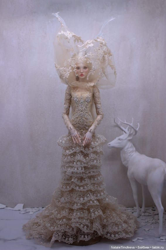 Авторская Шарнирная кукла Бэмби (фото 5)