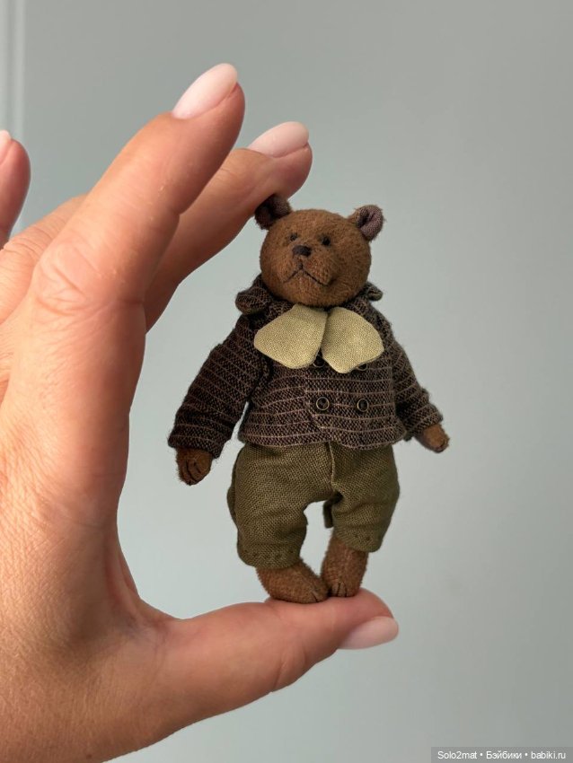 Маленький мишка тедди — Авторские игрушки (фото 5)