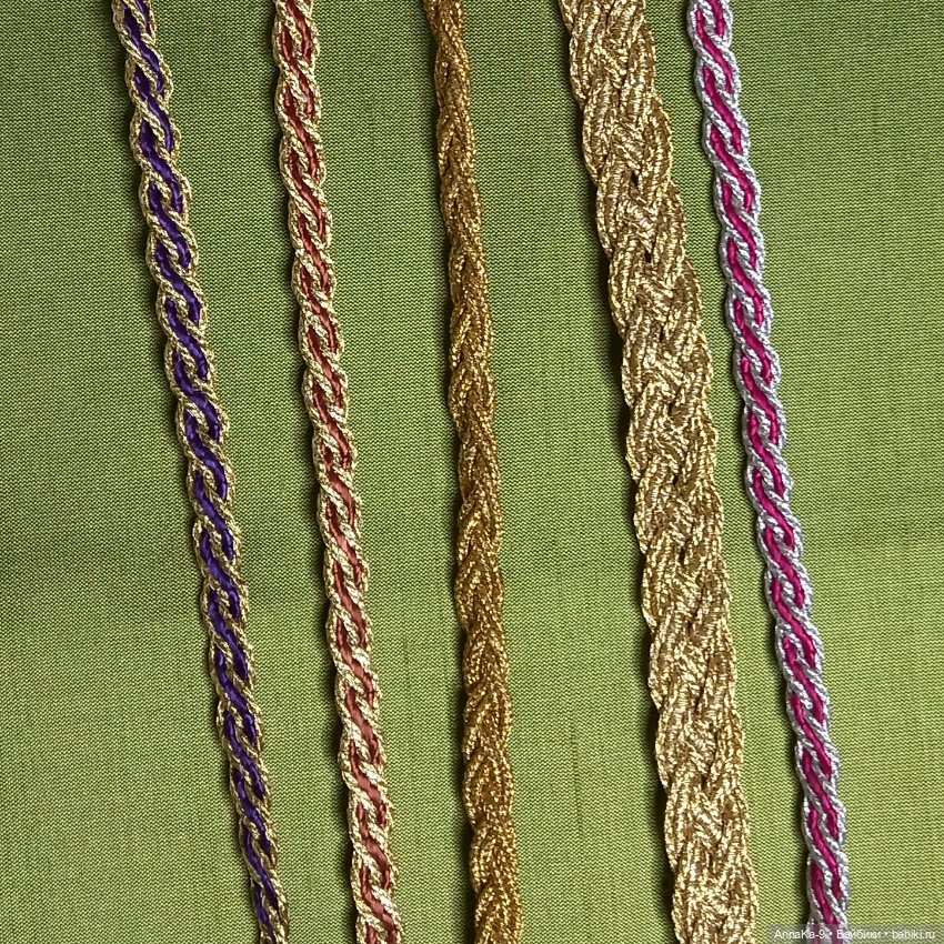 Металлизированная тесьма — Другое для антикварных кукол