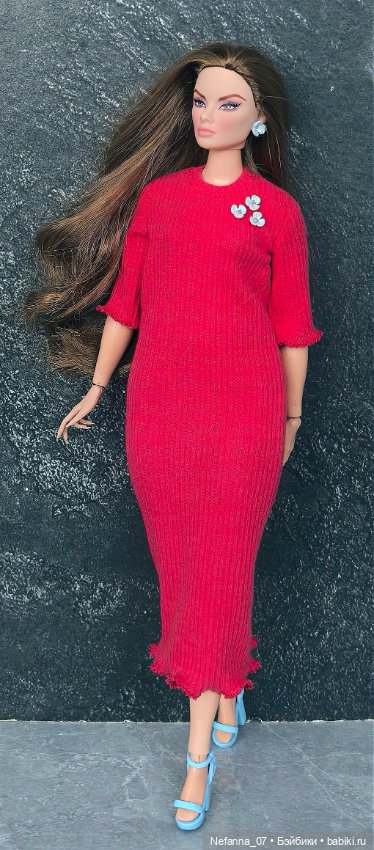 Платье для пышки Барби — Одежда для кукол (фото 2)