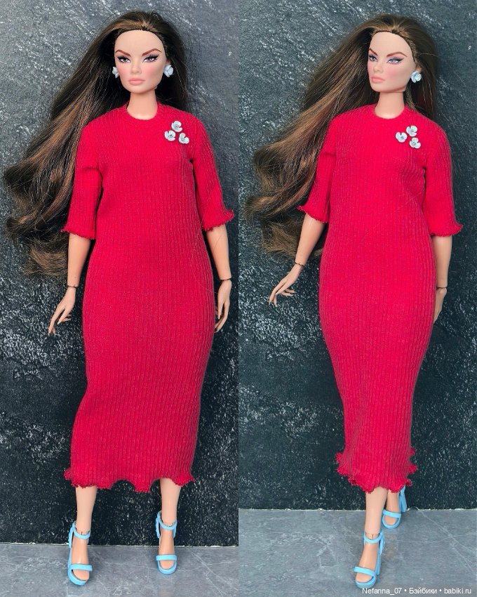 Платье для пышки Барби — Одежда для кукол
