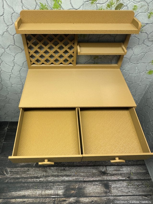 Верстак садовый 1:6 — Кукольная мебель (фото 2)