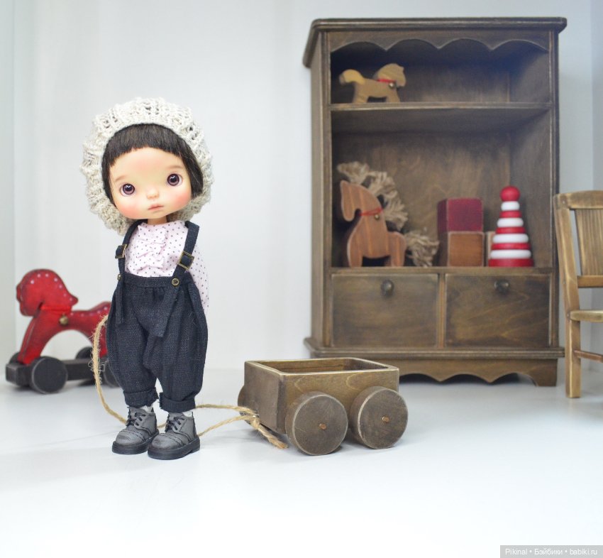 Тележки деревянные) — Аксессуары для кукольных фотосессий (фото 5)