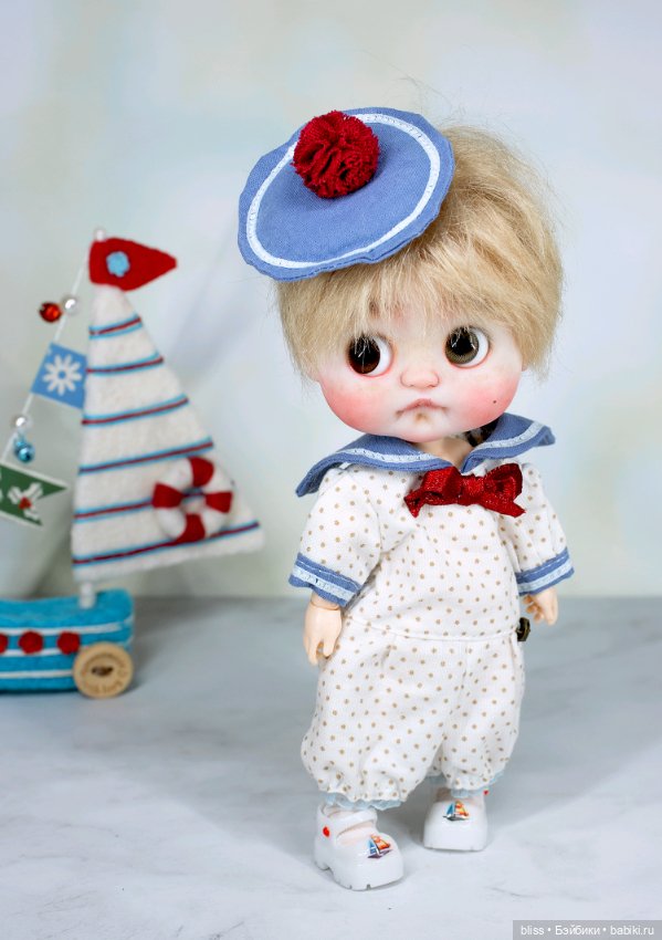 Морячок ob11 — Шарнирные куклы (не BJD) (фото 4)