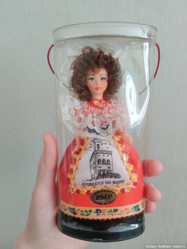 Винтажная кукла PMP Сан-Марино в упаковке (фото 2)