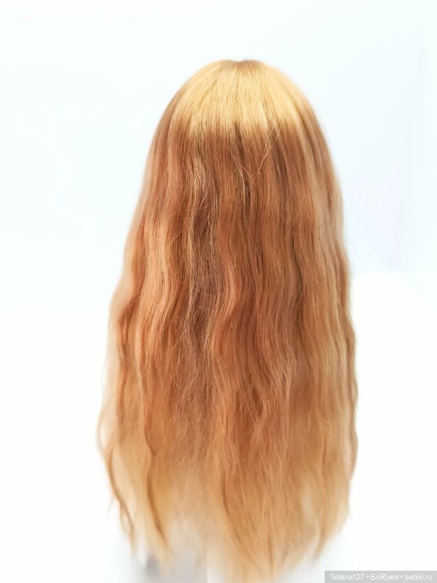 Парик из натуральных локонов козы. ОГ - 12см (фото 4)