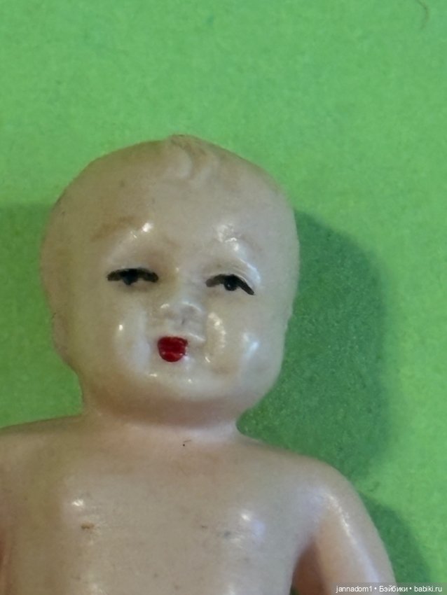 Целлулоидный маленький пупсик Minerva, высота 5 см (фото 6)