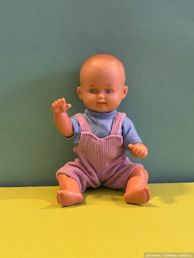 Немецкий пупсик Schildkrot, высота 16 см