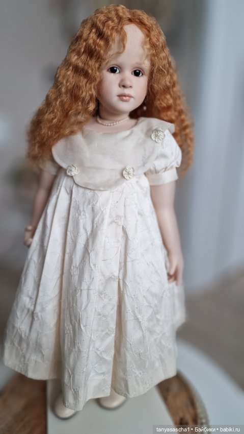 Фарфоровая жемчужина Fee Ruth Treffeisen (68 см). Студийный оригинал (фото 7)