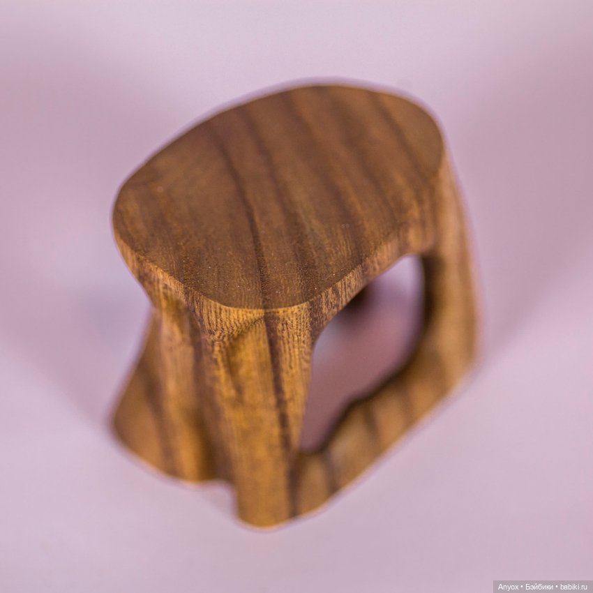 Журнальный Столик/подставка для цветов для кукол 1/6 30см Карагач - вяз (фото 6)