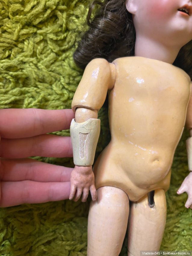 Антикварная редкая куколка (фото 5)