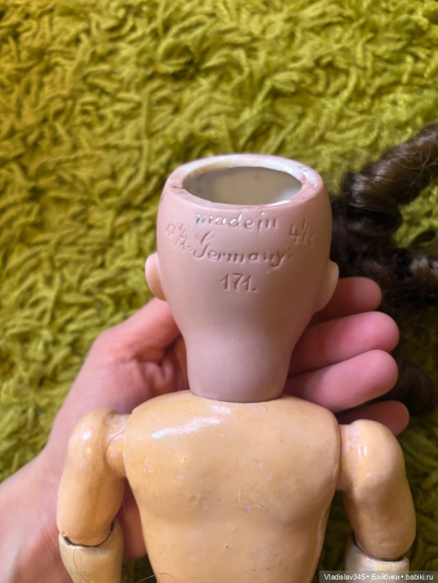 Антикварная редкая куколка (фото 9)