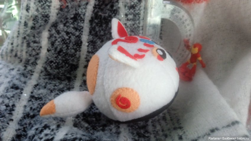 Лис круглый — Авторские игрушки (фото 2)