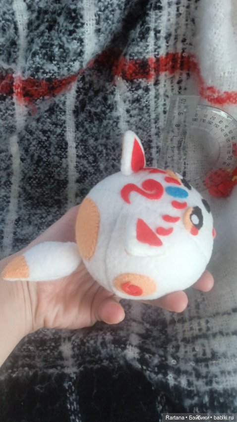 Лис круглый — Авторские игрушки (фото 5)