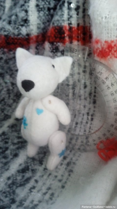 Снежный пес — Авторские игрушки (фото 3)