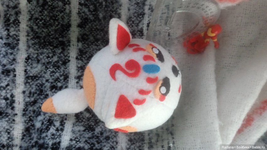 Лис круглый — Авторские игрушки (фото 3)