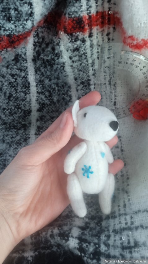 Снежный пес — Авторские игрушки (фото 5)