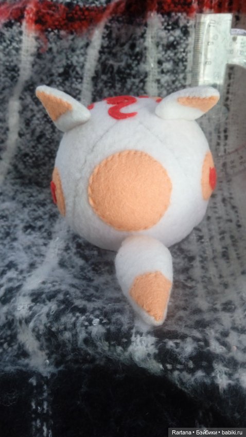 Лис круглый — Авторские игрушки (фото 4)