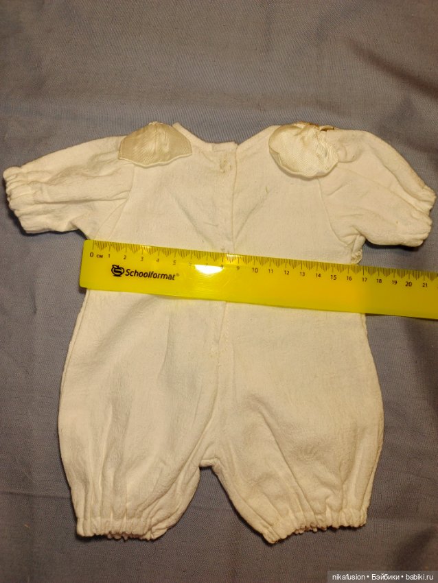 Комбинезон для антикварной или винтажной куклы или реборна (фото 4)