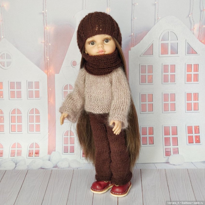 Комплект одежды для куклы Paola Reina "Шоколад", 32 см